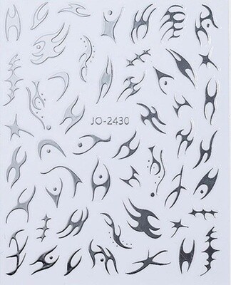 JOYFUL Sticker - JO 2430 Silver