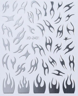 JOYFUL Sticker - JO 2431 Silver