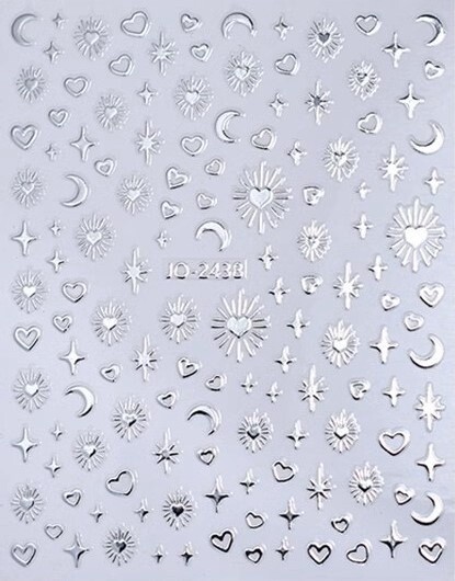 JOYFUL Sticker - JO 2438 Silver