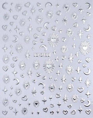 JOYFUL Sticker - JO 2438 Silver