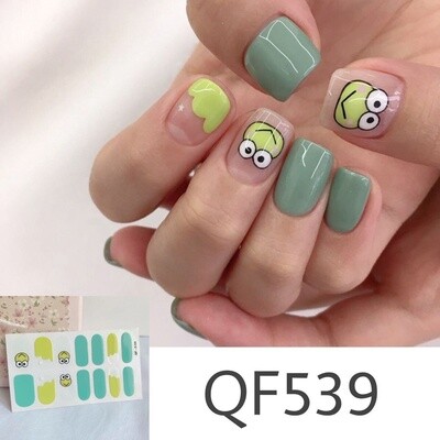 Full Nail Gel Sticker - QF 539