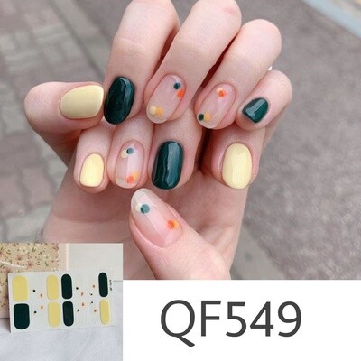 Full Nail Gel Sticker - QF 549