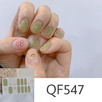 Full Nail Gel Sticker - QF 547