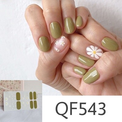 Full Nail Gel Sticker - QF 543