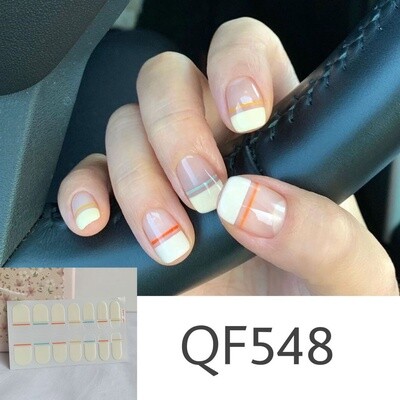 Full Nail Gel Sticker - QF 548