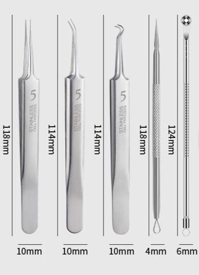 Stainless Steel Acne Blackhead Tweezer