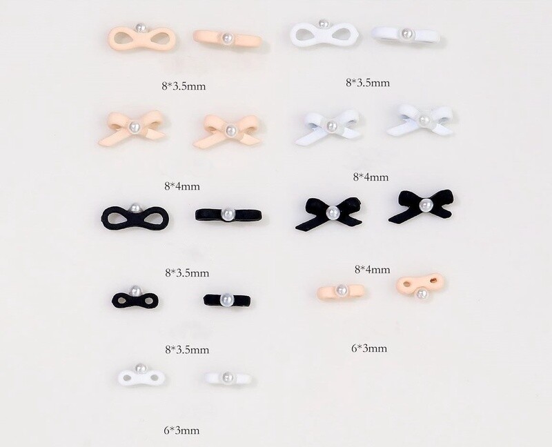 Ballet Shoes Nail Accessories (5pcs/pack)