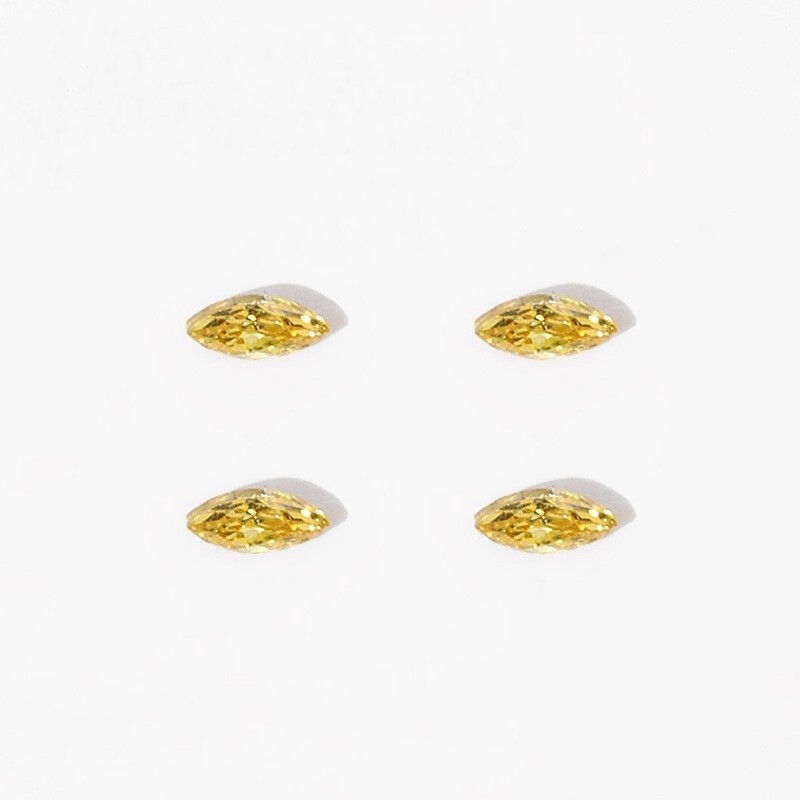Nail Art Charms - Tiny Diamond, color: Golden