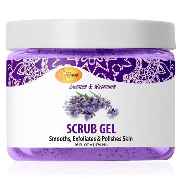 Chemco Spa Redi Pedi Gel Scrub 16oz, Fragrance: Lavender&amp;Wildflower
