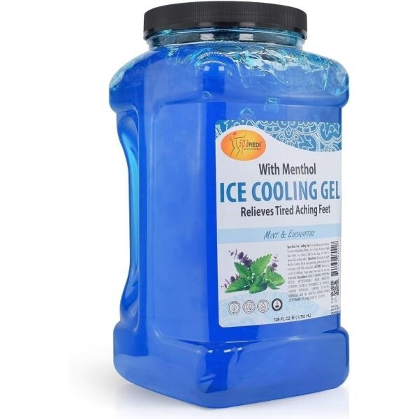 Chemco Spa Redi Pedi Ice Cooling Gel | Mint&amp;Eucalyptus 1 Gallon