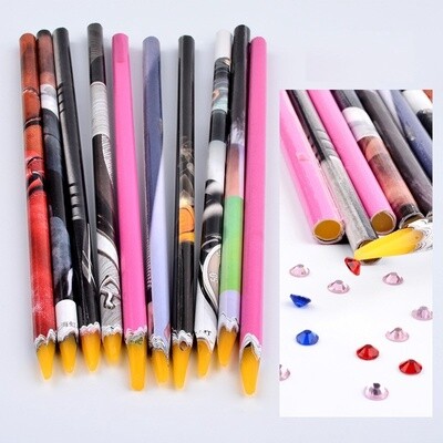 Nail Art Wax Picker Pencil (Random Color)