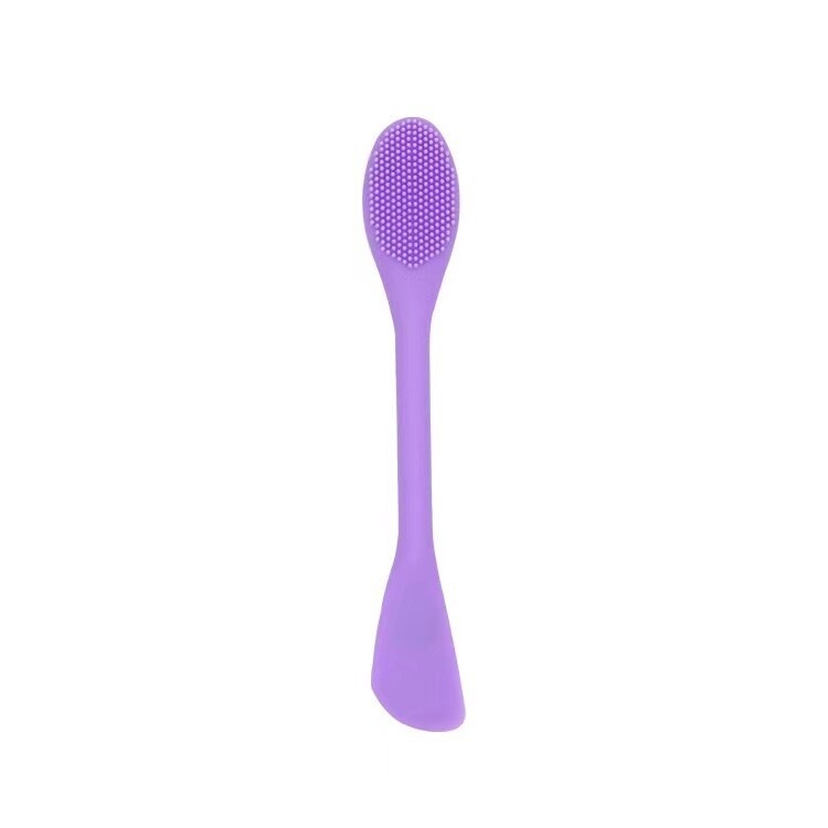 Silicone Double-head Mask Brush - Purple
