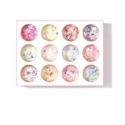 Star Nail Glitter Flakes (12 color/set)