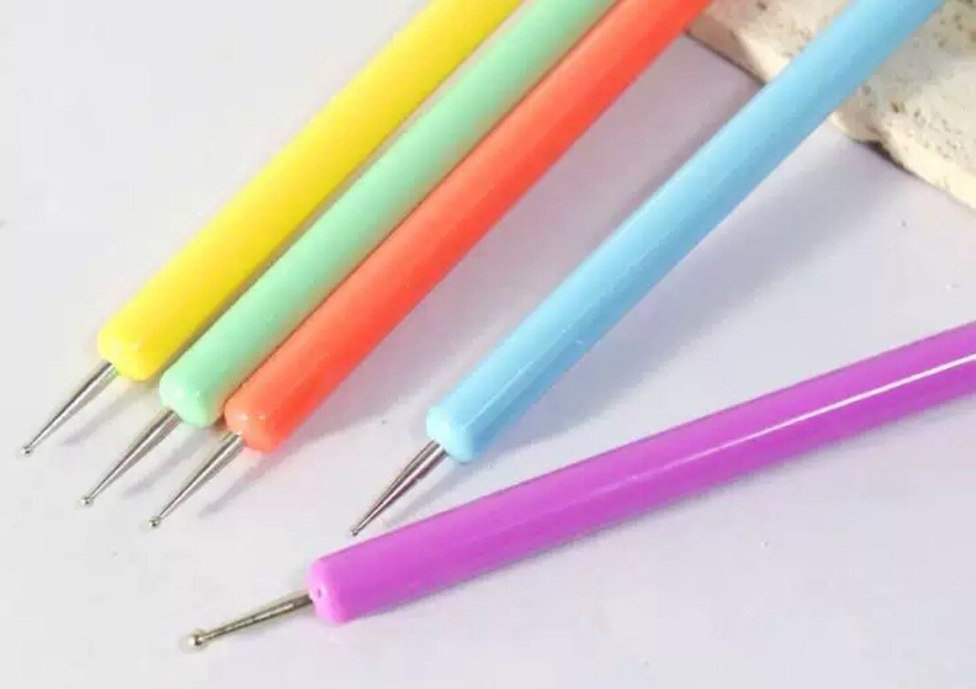 Dual-Ended Macaron Dotting Pen 5pcs Set