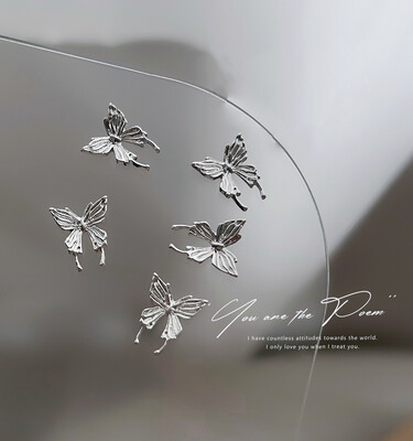 Nail Rhinestone Butterfly - D (2pcs)