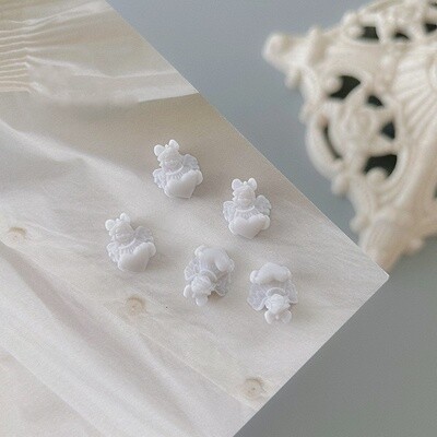 Nail Rhinestone Cupid with Heart - B (2pcs)