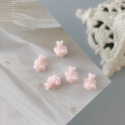 Nail Rhinestone Cupid with Heart - C (2pcs)