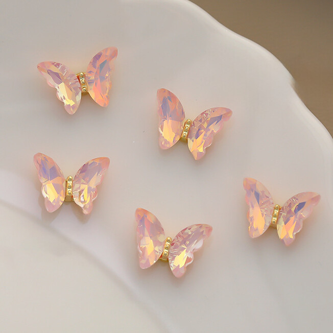 Nail Rhinestone Butterfly - E