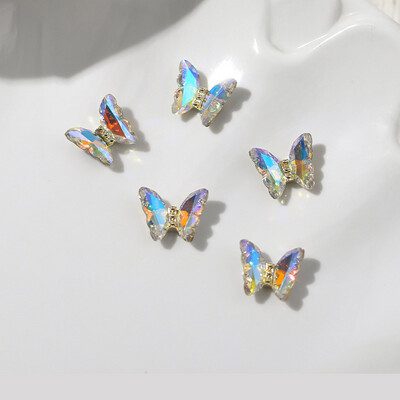 Nail Rhinestone Butterfly - D