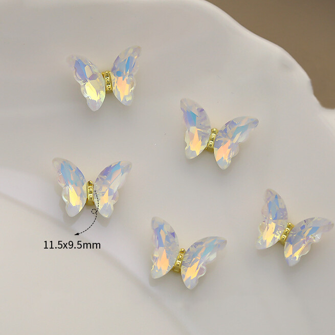 Nail Rhinestone Butterfly - H