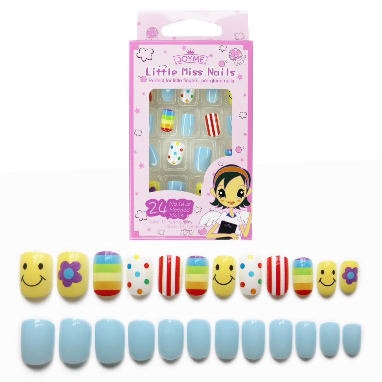 Little Miss Pre-glued Nail Tips - CM37
