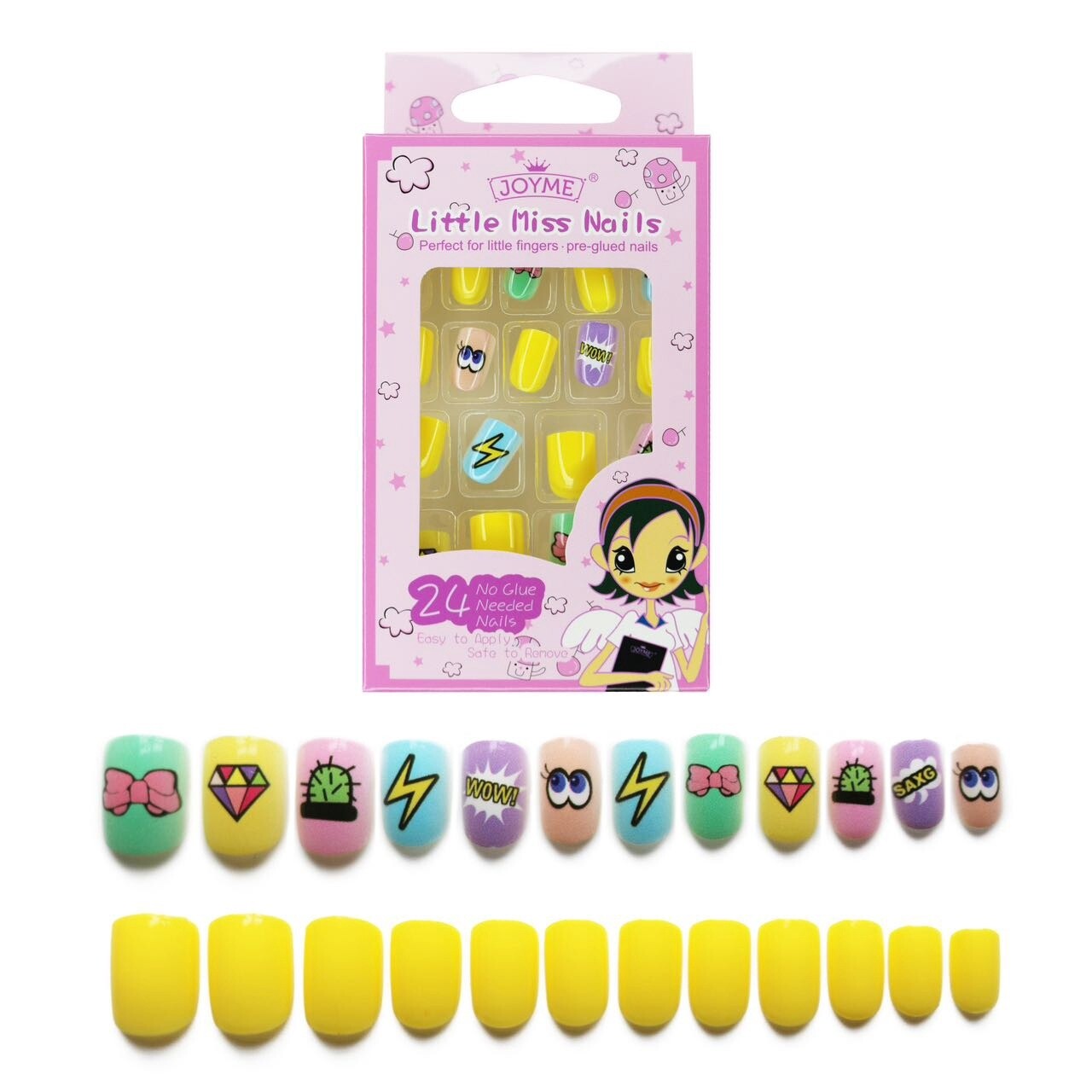 Little Miss Pre-glued Nail Tips - CM38