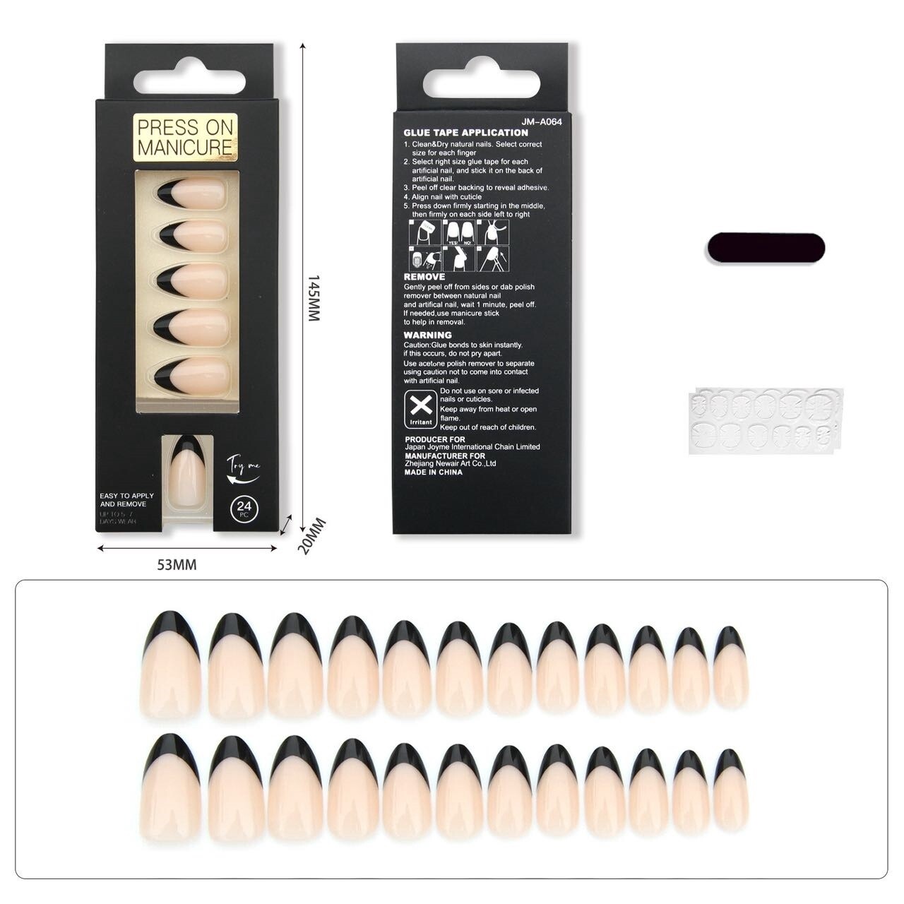 JOYME Press On Nail Tips - A641002