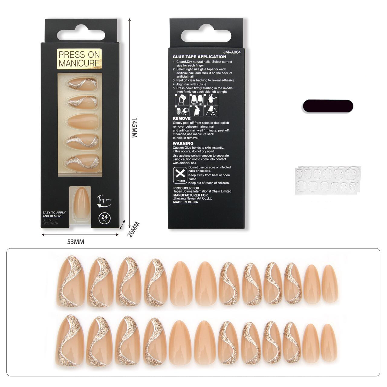 JOYME Press On Nail Tips - A642004