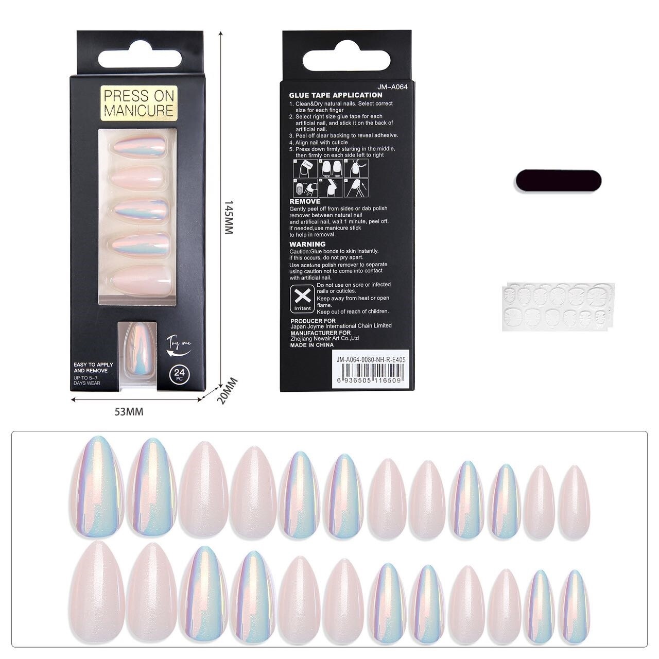 JOYME Press On Nail Tips - A64E405