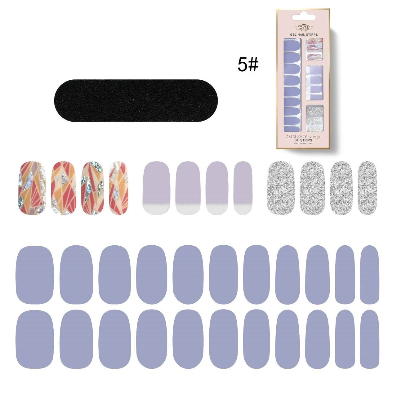 JOYME Gel Nail Strips #05