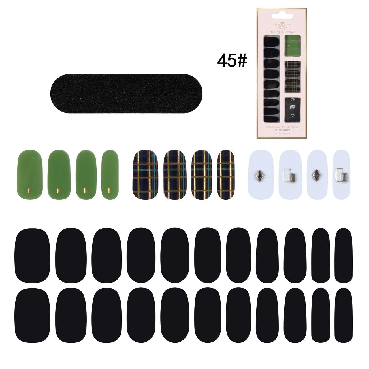 JOYME Gel Nail Strips #45