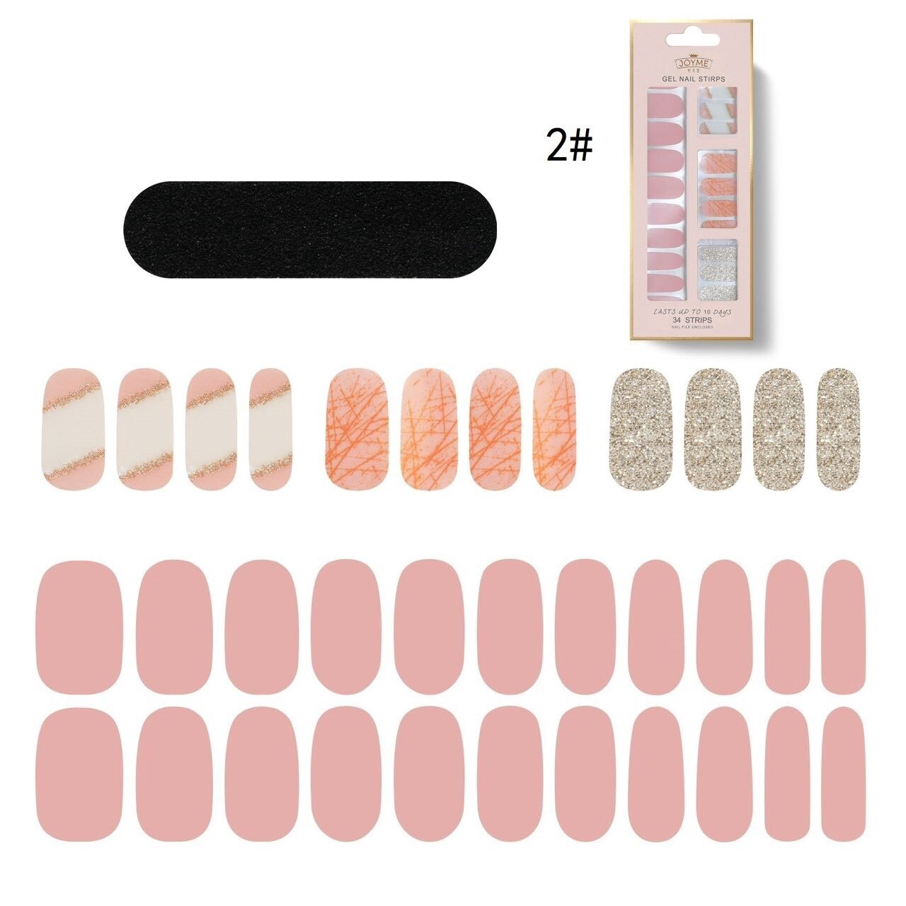 JOYME Gel Nail Strips #02