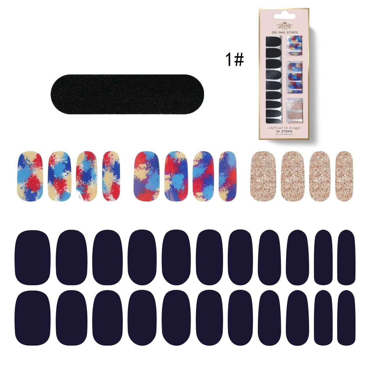 JOYME Gel Nail Strips #01