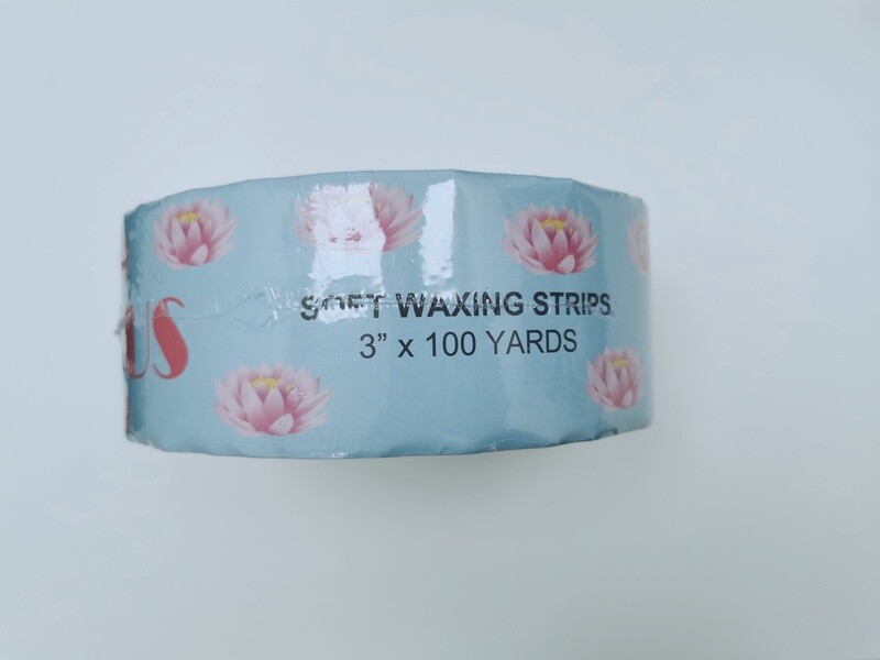 Lotus Waxing Muslin Roll | Soft Wax Strips - 3&quot; x 100