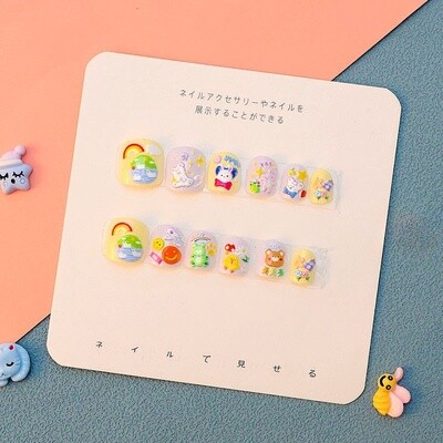 Kid Press On Nail Tips - 6