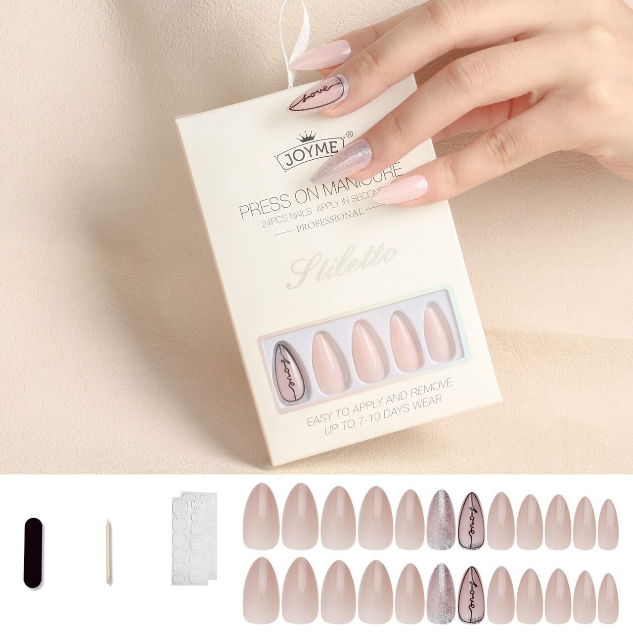 JOYME Press On Nail - A38E021