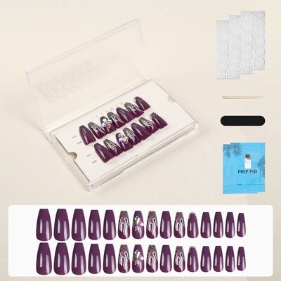 Handmade Press On Nail Tips - SG10