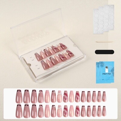 Handmade Press On Nail Tips - SG12