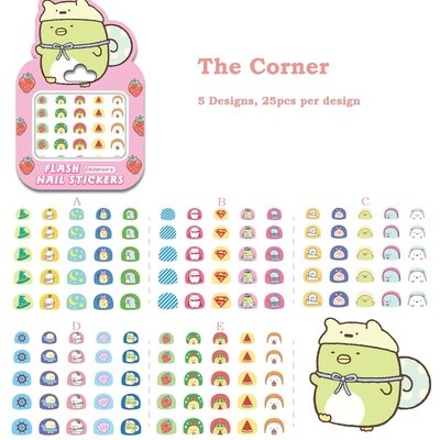 Kid&#39;s Nail Stickers - The Corner