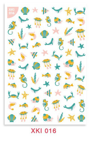 3D Kid Nail Stickers - XKI 016