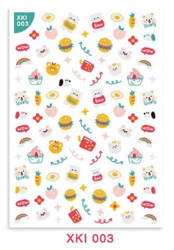 3D Kid Nail Stickers - XKI 003