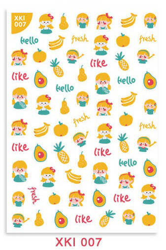 3D Kid Nail Stickers - XKI 007