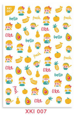 3D Kid Nail Stickers - XKI 007
