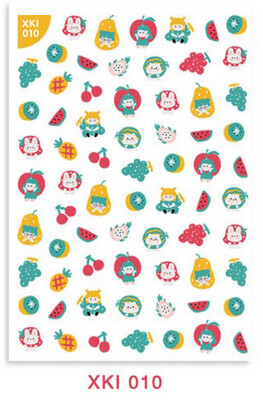 3D Kid Nail Stickers - XKI 010