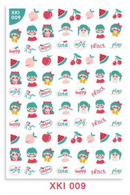 3D Kid Nail Stickers - XKI 009