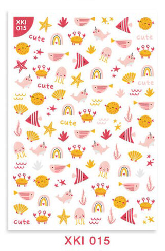 3D Kid Nail Stickers - XKI 015