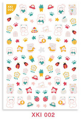 3D Kid Nail Stickers - XKI 002