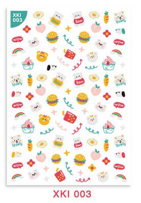 3D Kid Nail Stickers - XKI 004