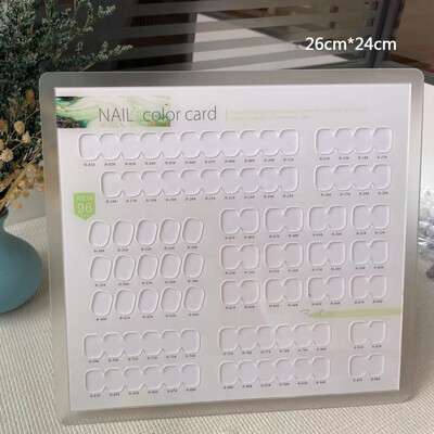 Polish Colors Display Board - 96 Colors