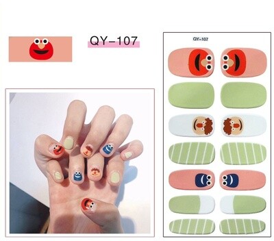 Full Nail Gel Sticker - QY 107